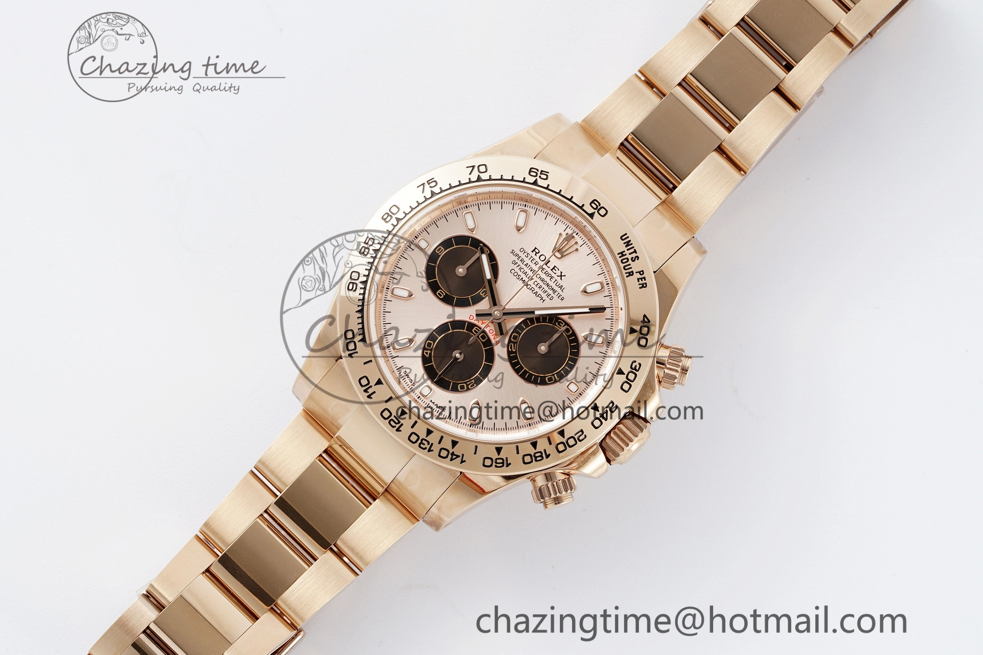 Vibrant Daytona 116505 BTF 1:1 Best Edition RG Black Dial on RG Bracelet SA 2120