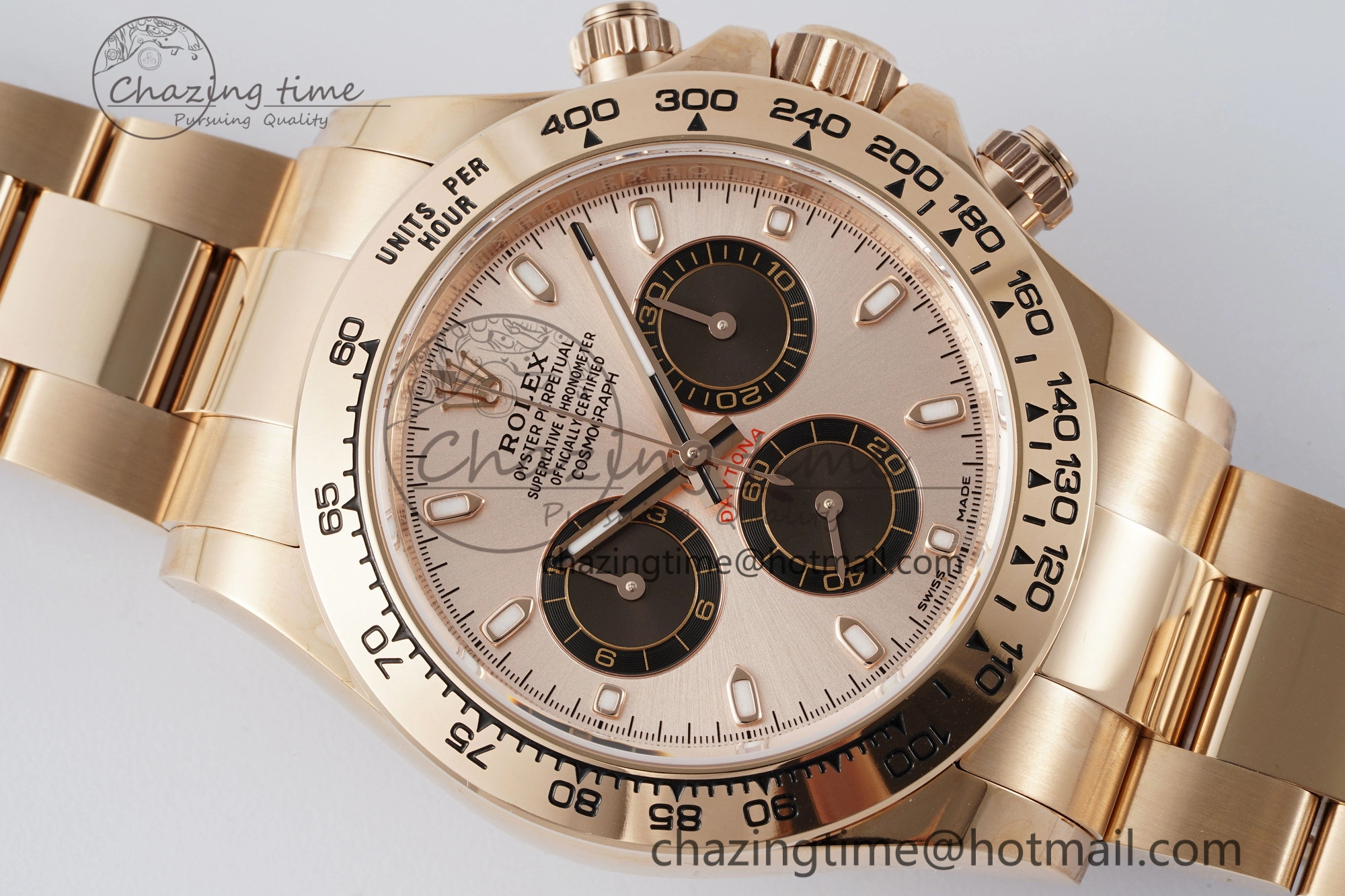 Vibrant Daytona 116505 BTF 1:1 Best Edition RG Black Dial on RG Bracelet SA 2120