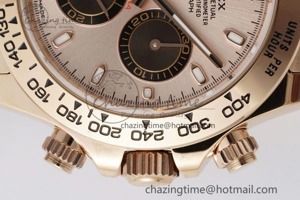 Vibrant Daytona 116505 BTF 1:1 Best Edition RG Black Dial on RG Bracelet SA 2120
