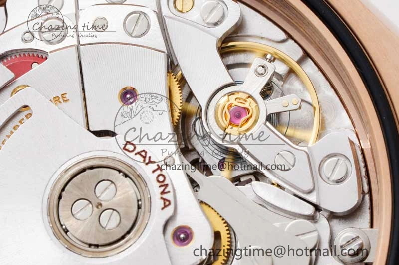 Seasonal Daytona 116505 Clean 1:1 Best Edition Chocolate Dial Black Markers on RG Bracelet SA4130 V 2012