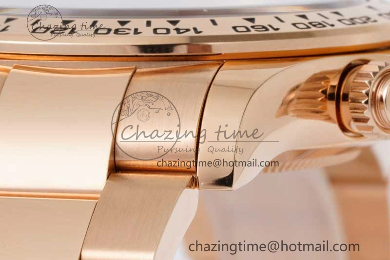 Seasonal Daytona 116505 Clean 1:1 Best Edition Chocolate Dial Black Markers on RG Bracelet SA4130 V 2012