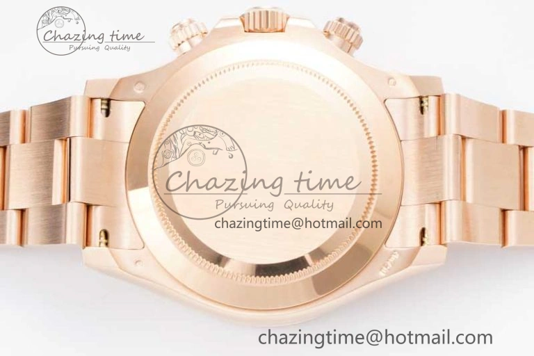 Seasonal Daytona 116505 Clean 1:1 Best Edition Chocolate Dial Black Markers on RG Bracelet SA4130 V 2012