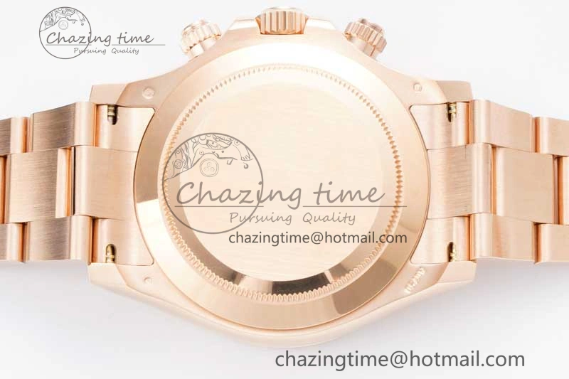 Seasonal Daytona 116505 Clean 1:1 Best Edition Chocolate Dial Black Markers on RG Bracelet SA4130 V 2012