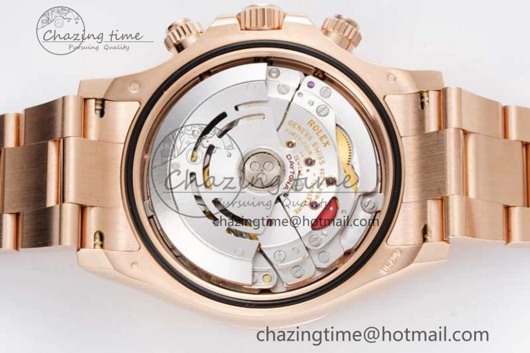 Seasonal Daytona 116505 Clean 1:1 Best Edition Chocolate Dial Black Markers on RG Bracelet SA4130 V 2012