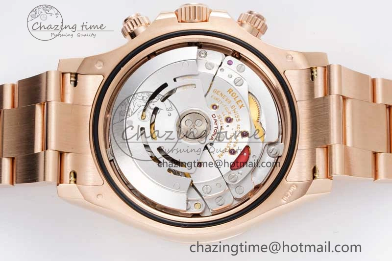 Seasonal Daytona 116505 Clean 1:1 Best Edition Chocolate Dial Black Markers on RG Bracelet SA4130 V 2012