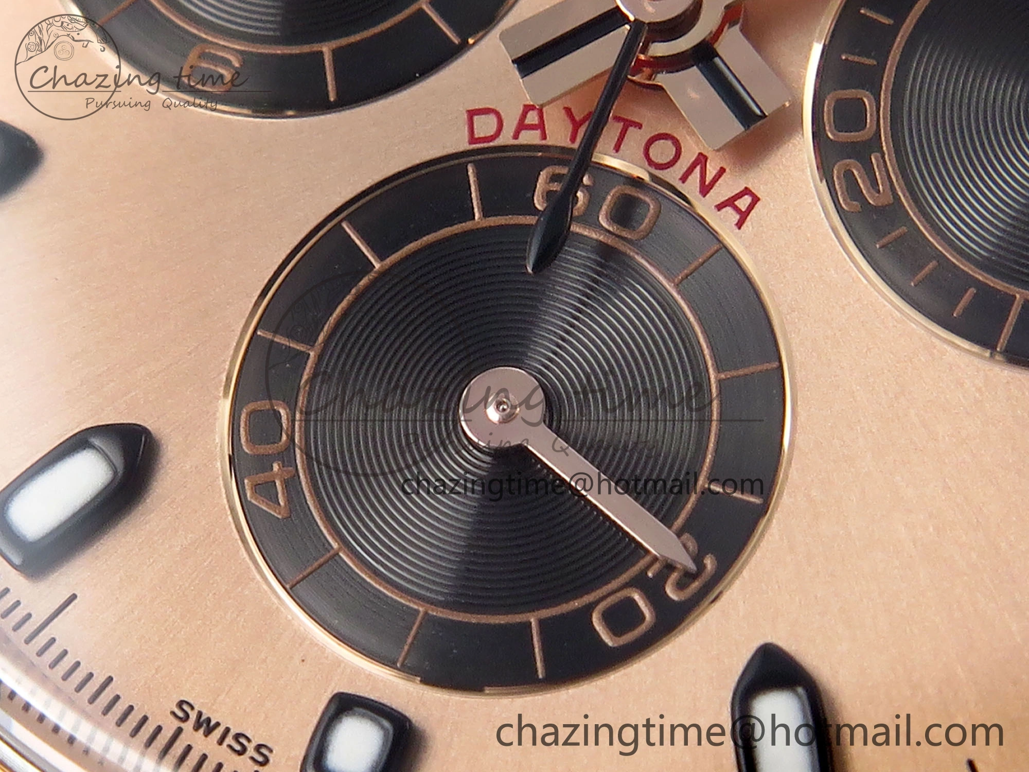 Lightweight Daytona 116505 Clean 1:1 Best Edition RG Dial Black Markers on RG Bracelet SA4130 V 1957