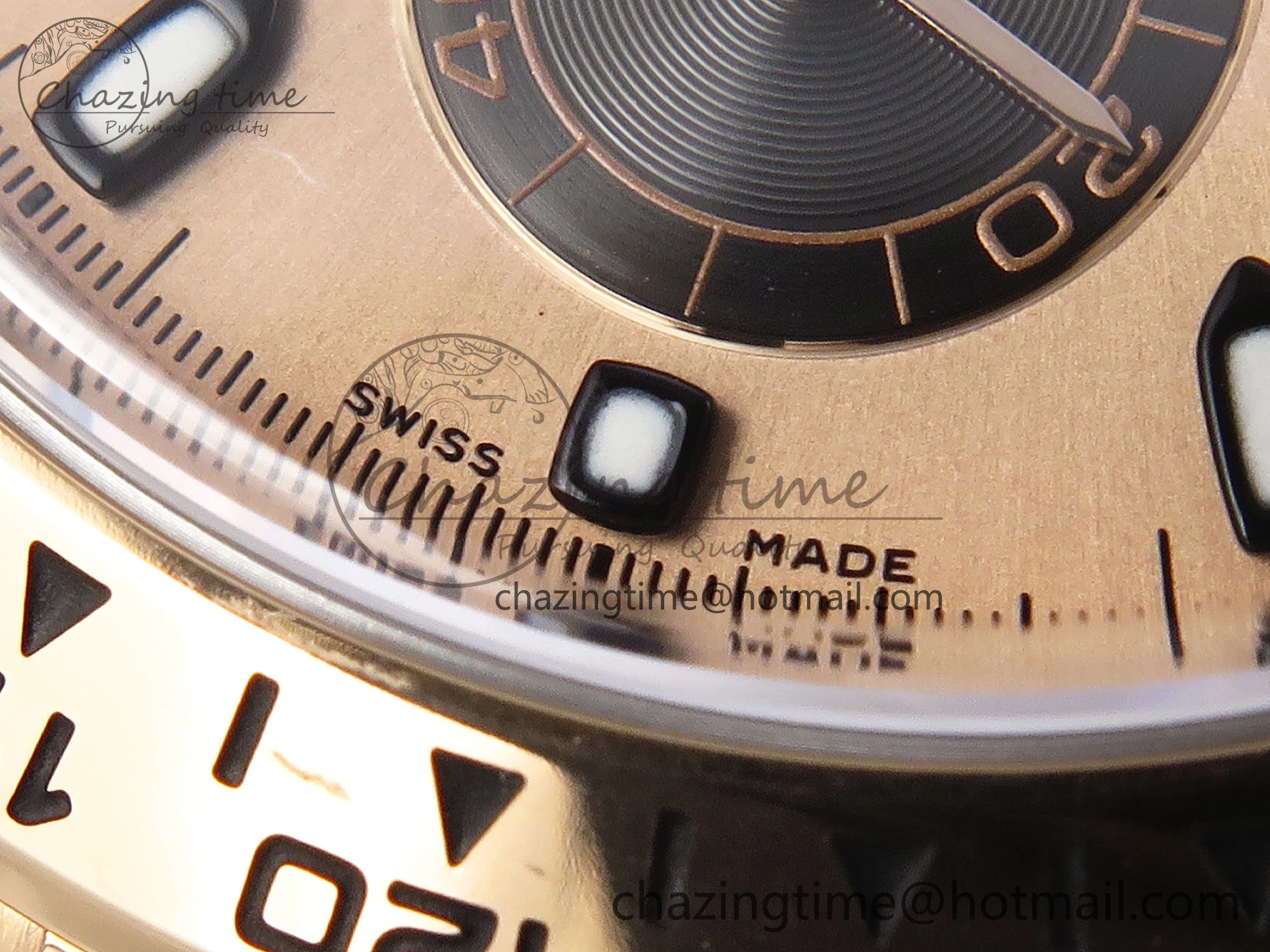 Lightweight Daytona 116505 Clean 1:1 Best Edition RG Dial Black Markers on RG Bracelet SA4130 V 1957