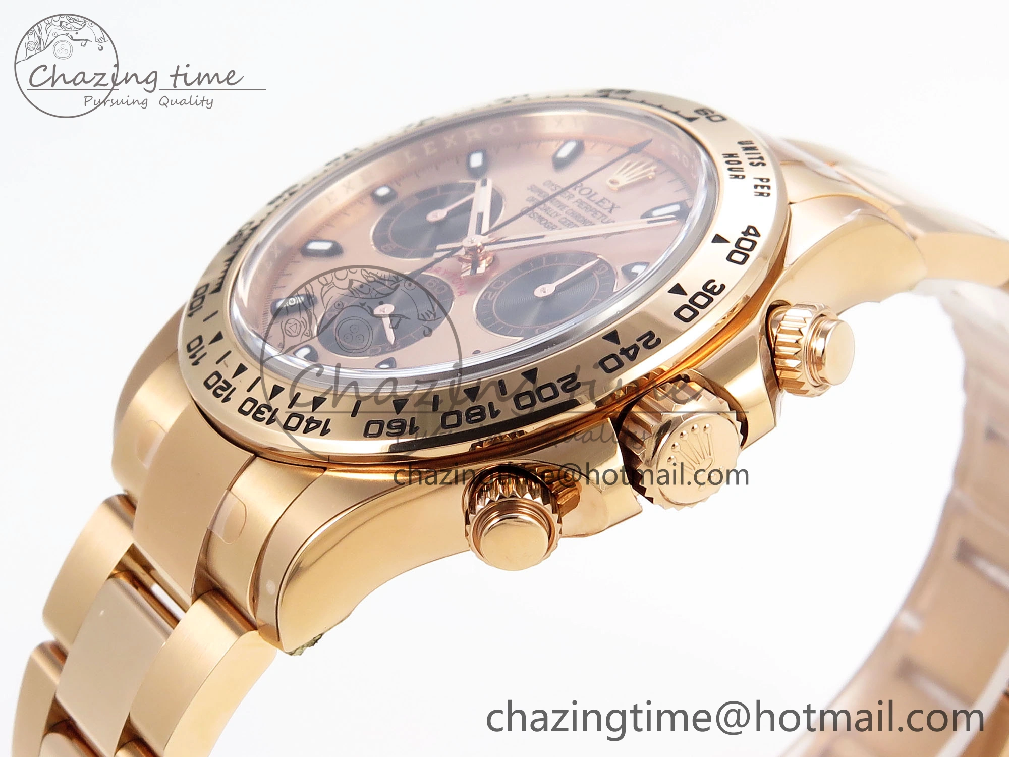 Lightweight Daytona 116505 Clean 1:1 Best Edition RG Dial Black Markers on RG Bracelet SA4130 V 1957