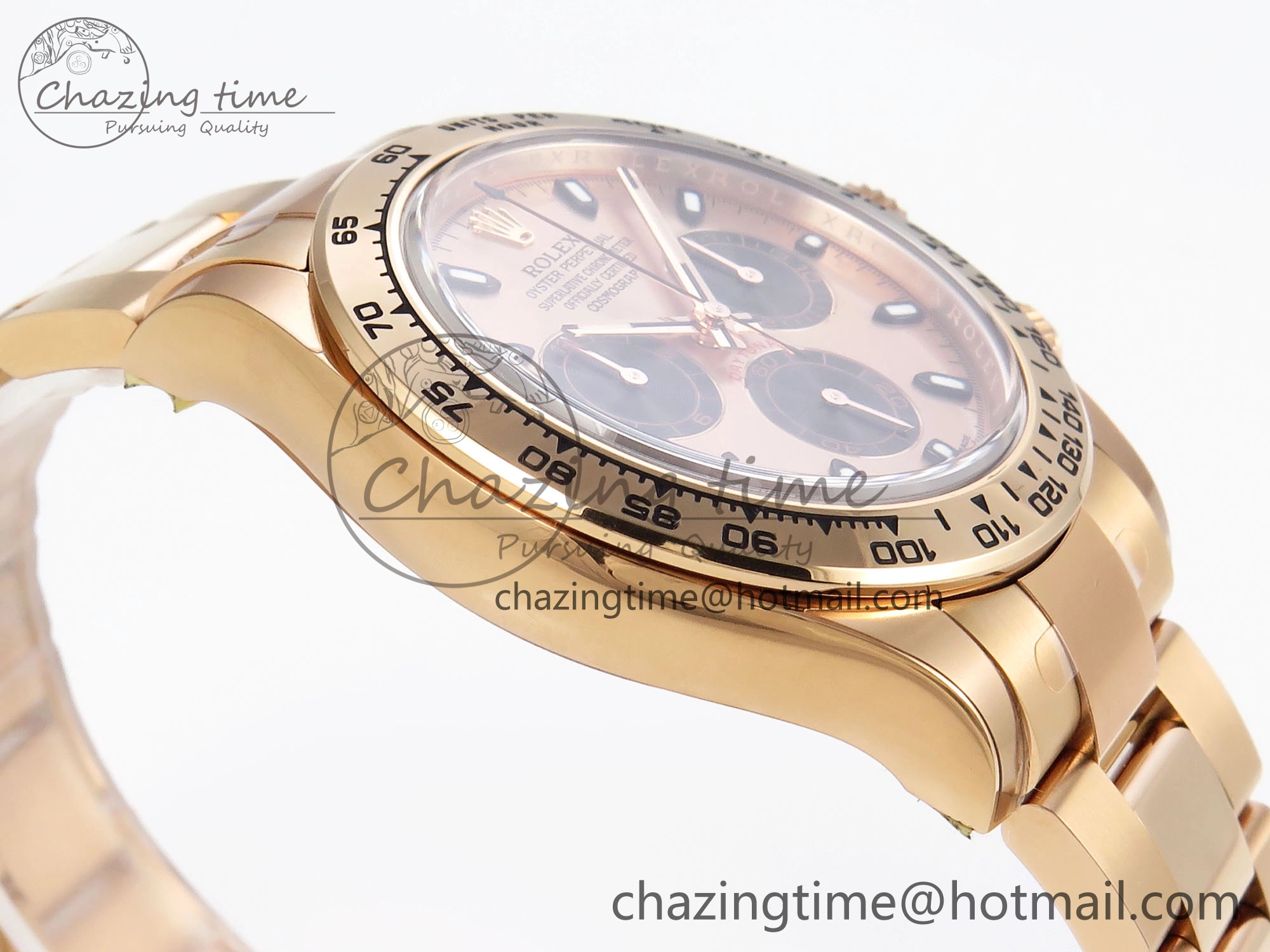 Lightweight Daytona 116505 Clean 1:1 Best Edition RG Dial Black Markers on RG Bracelet SA4130 V 1957