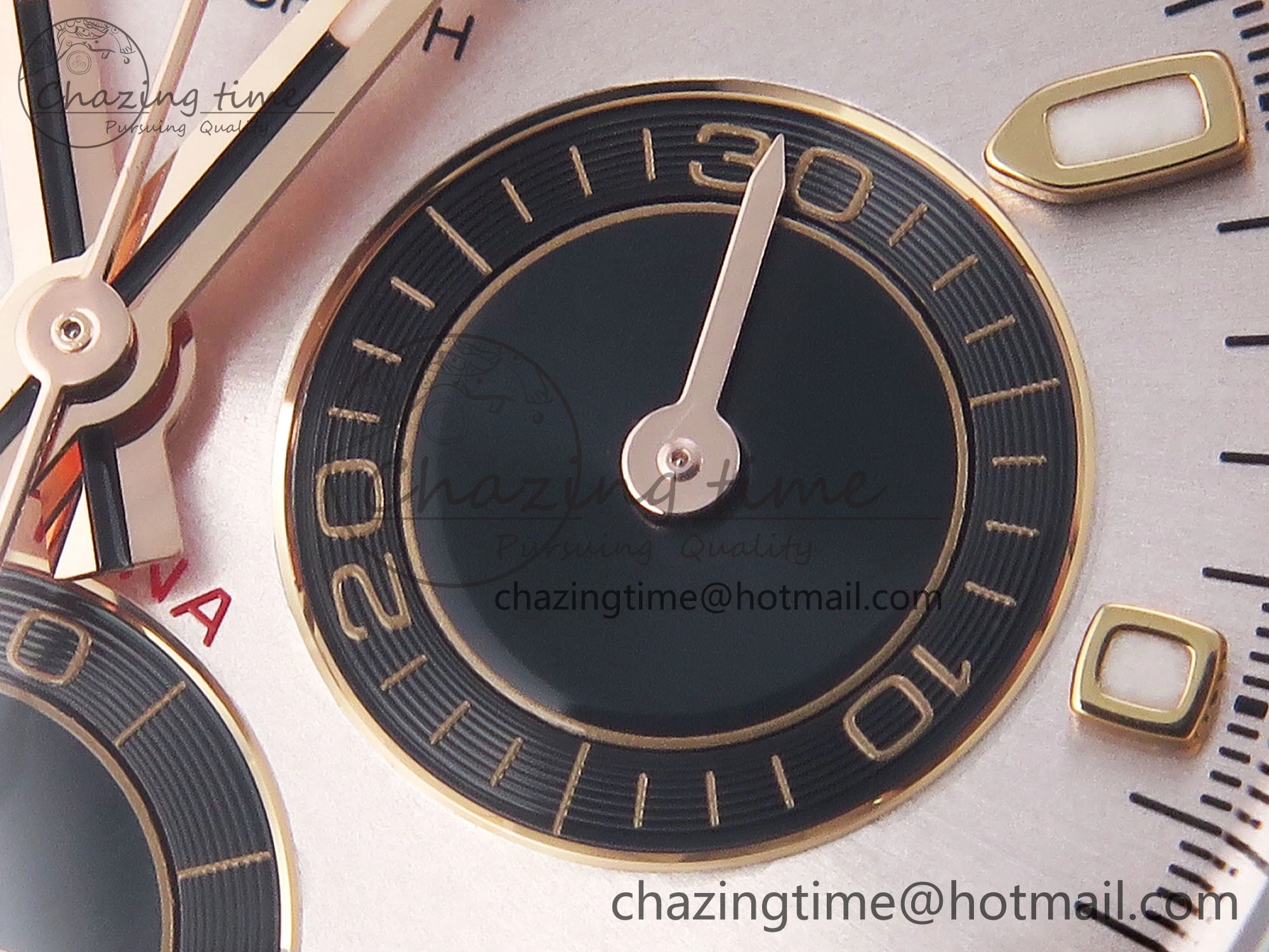 Stretchable Daytona 116505 Clean 1:1 Best Edition Silver Dial RG Markers on RG Bracelet SA4130 V 1960