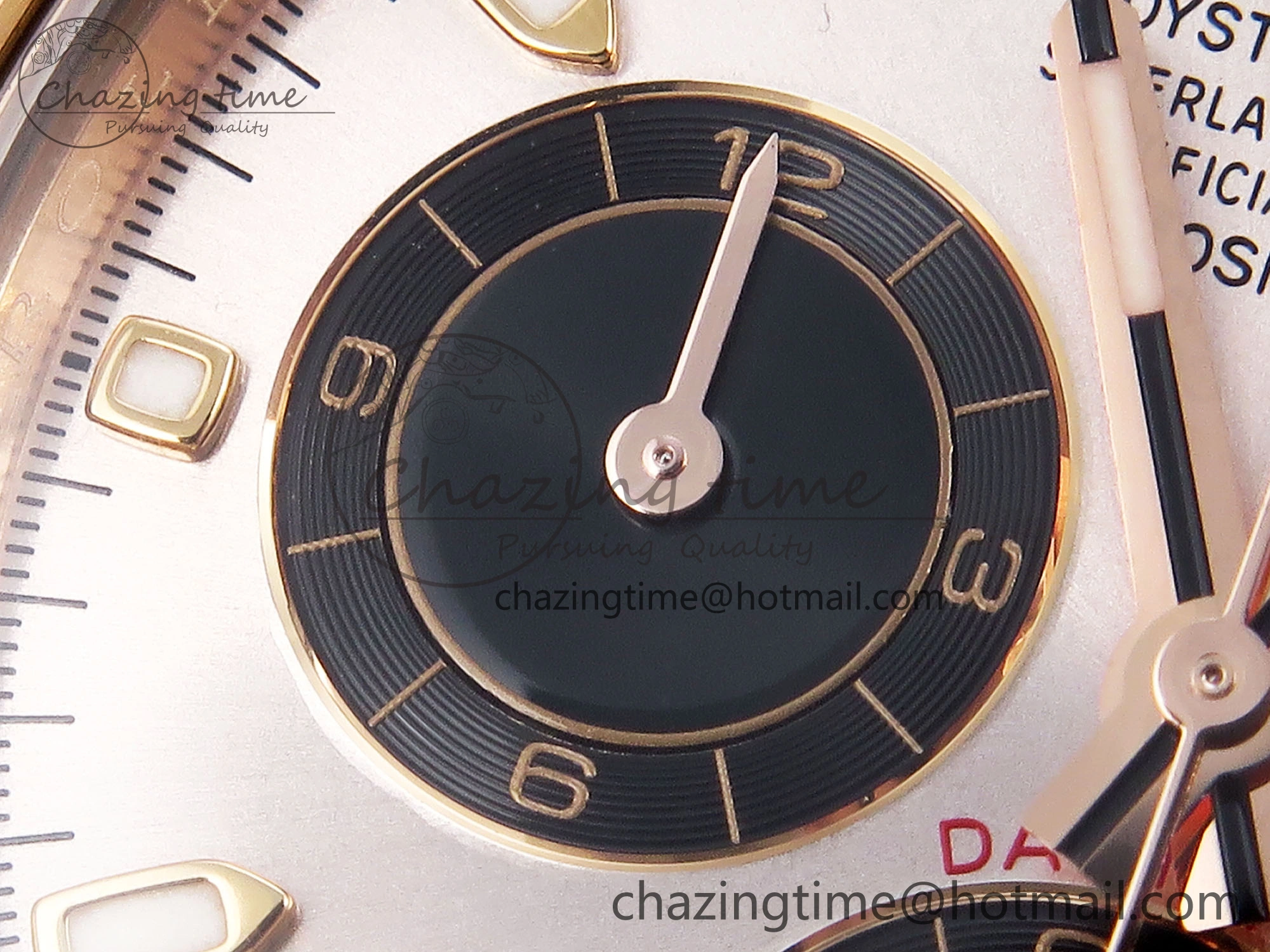 Stretchable Daytona 116505 Clean 1:1 Best Edition Silver Dial RG Markers on RG Bracelet SA4130 V 1960