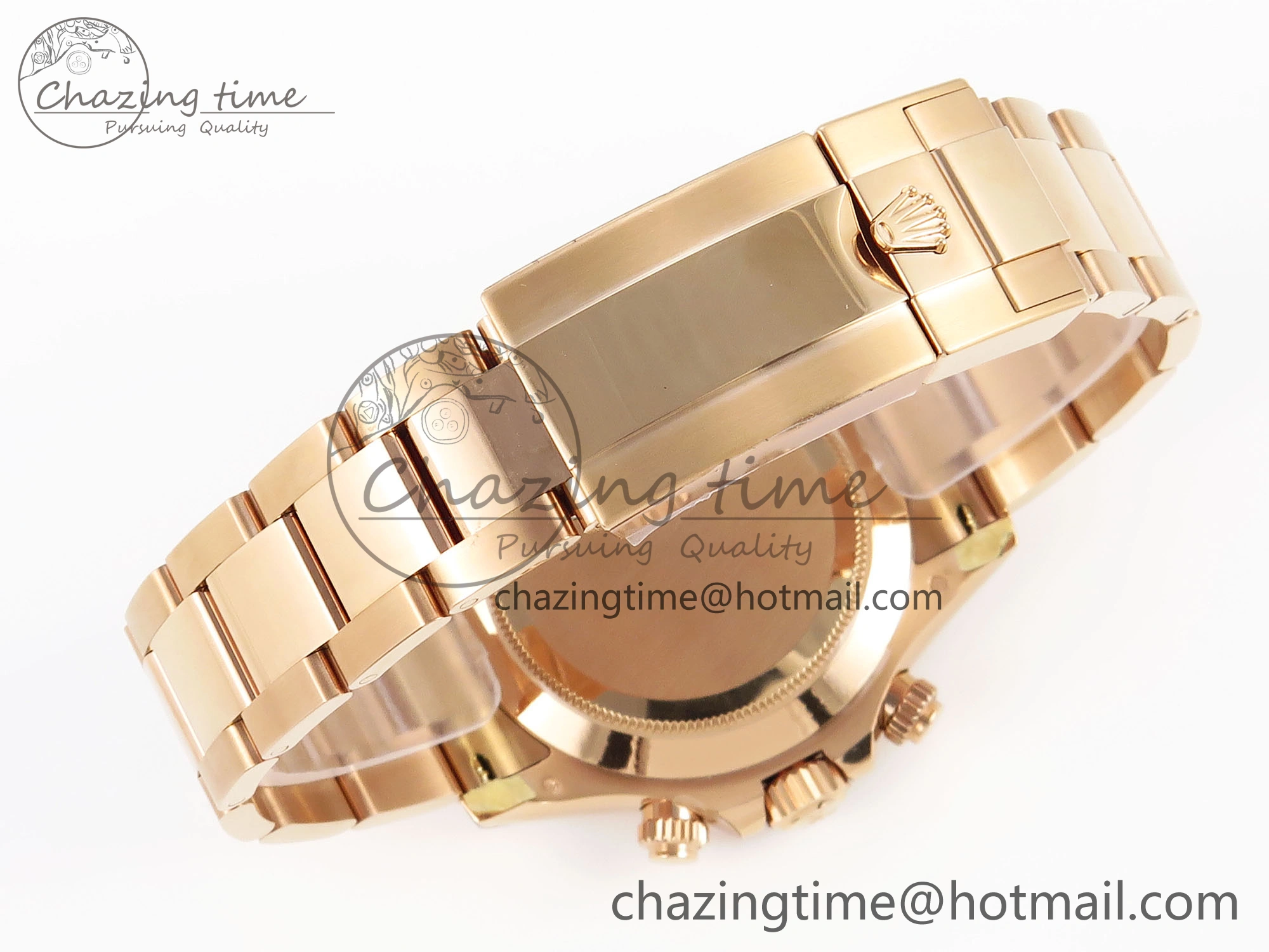 Stretchable Daytona 116505 Clean 1:1 Best Edition Silver Dial RG Markers on RG Bracelet SA4130 V 1960