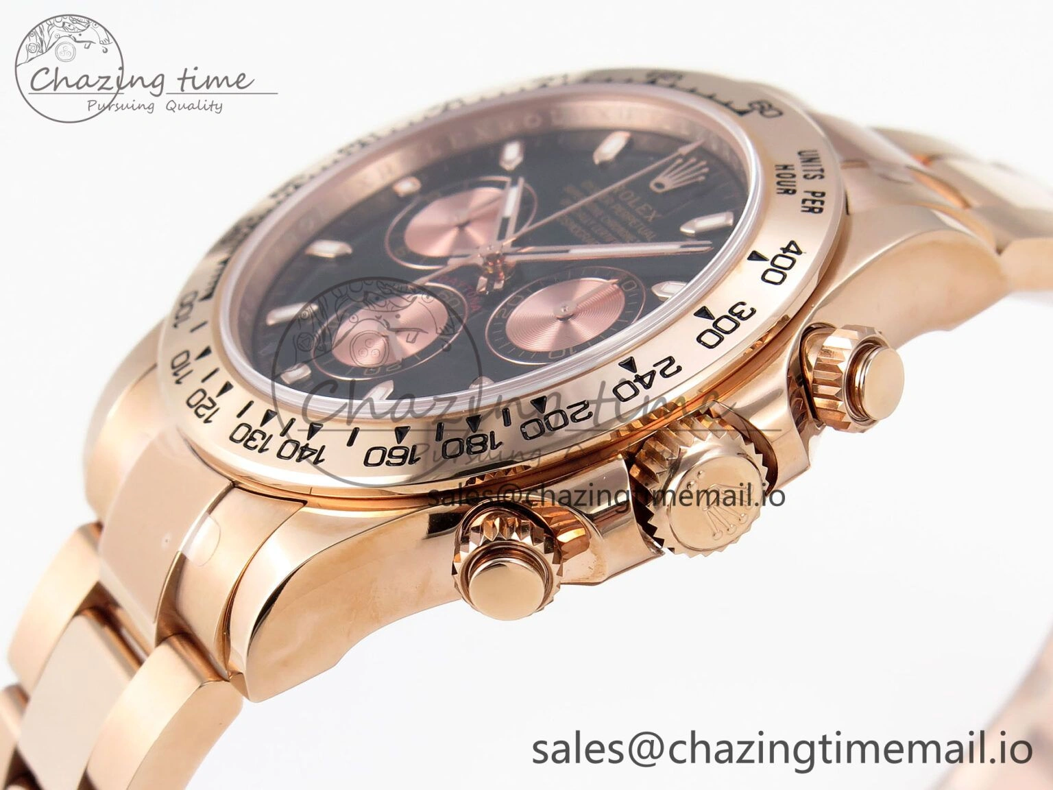 Daytona 116505 KING 1:1 Best Edition Black RG Dial on RG Bracelet SH WellDesigned 1936