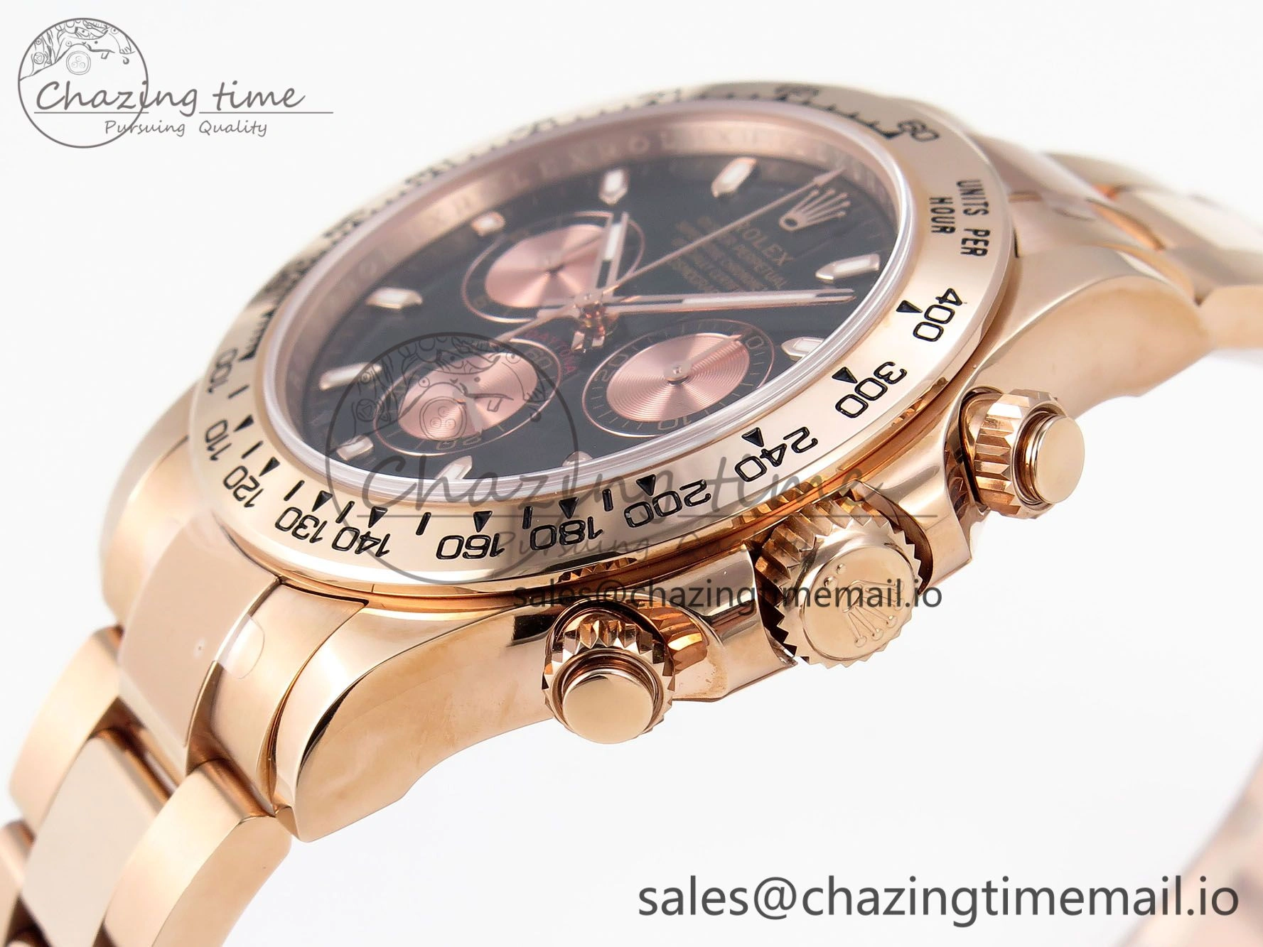 Daytona 116505 KING 1:1 Best Edition Black RG Dial on RG Bracelet SH WellDesigned 1936