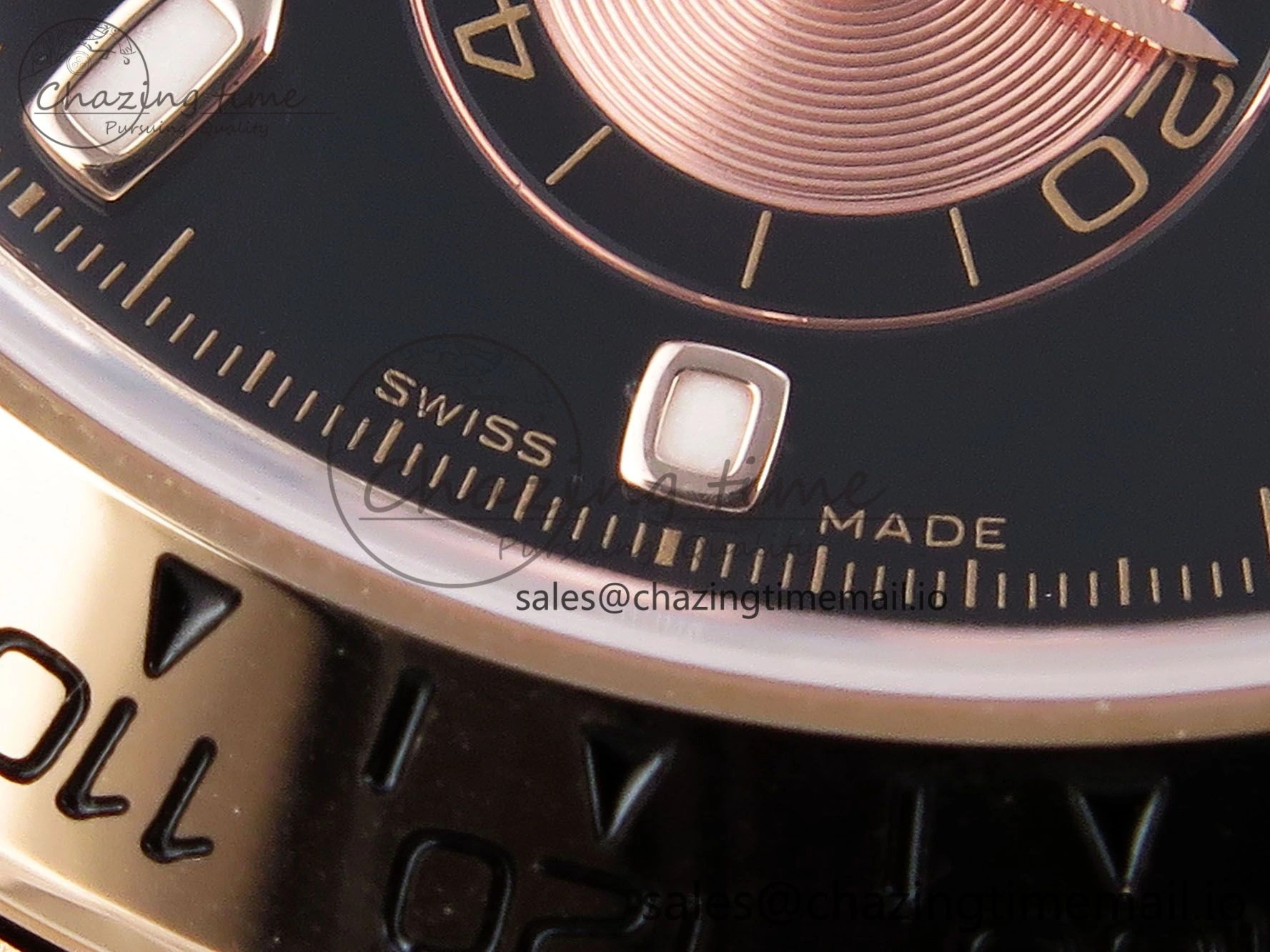 Daytona 116505 KING 1:1 Best Edition Black RG Dial on RG Bracelet SH WellDesigned 1936
