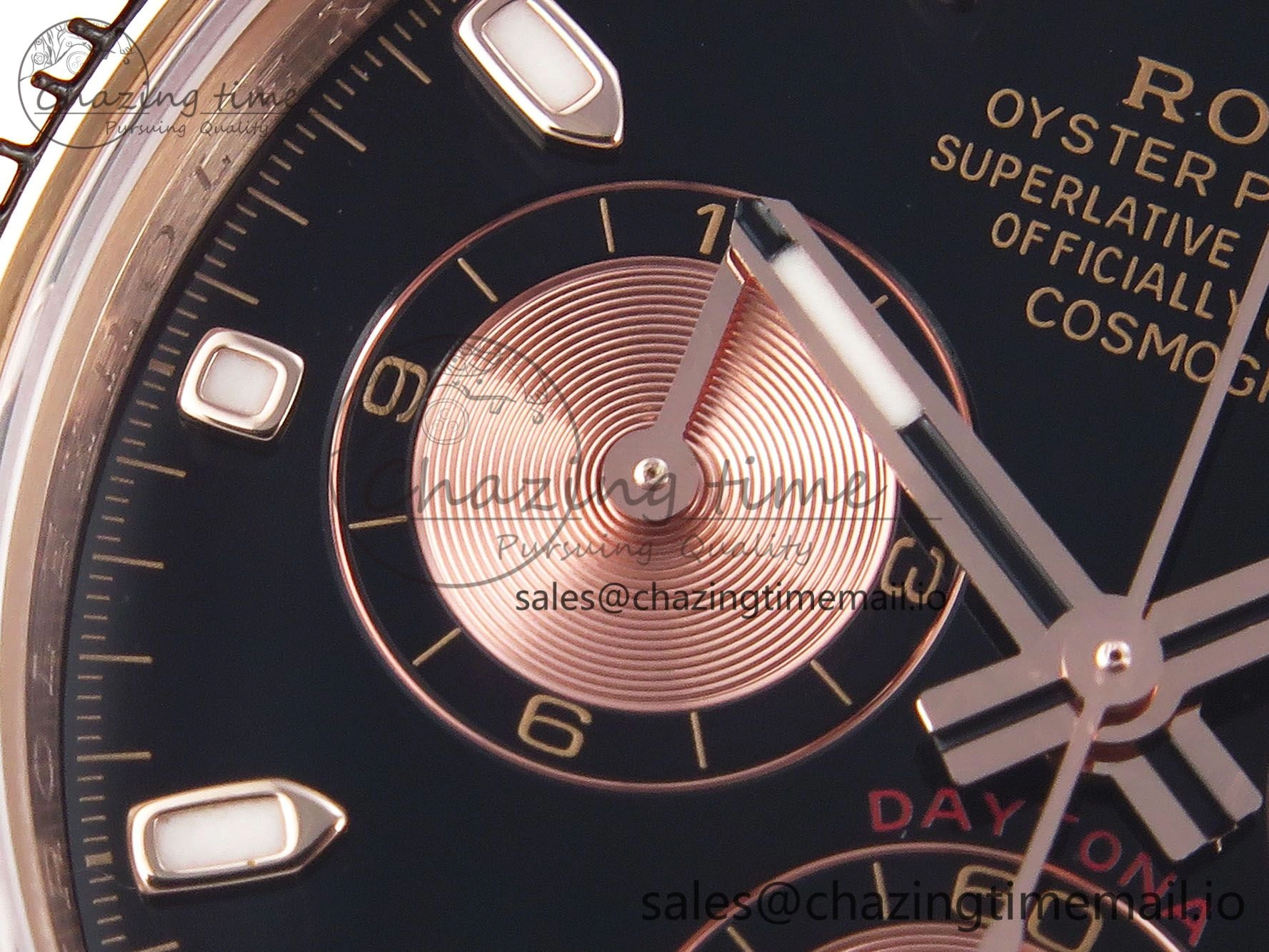 Daytona 116505 KING 1:1 Best Edition Black RG Dial on RG Bracelet SH WellDesigned 1936