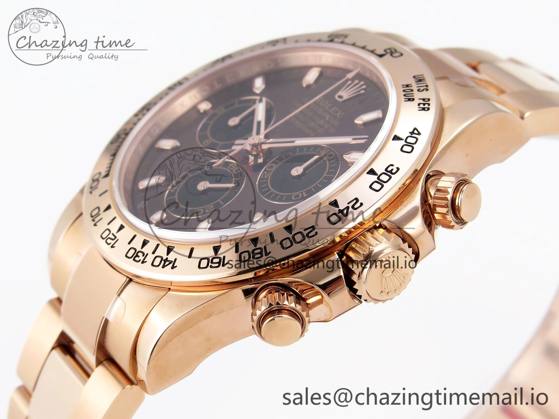 Neat Daytona 116505 KING 1:1 Best Edition Chocolate Dial on RG Bracelet SH 1932