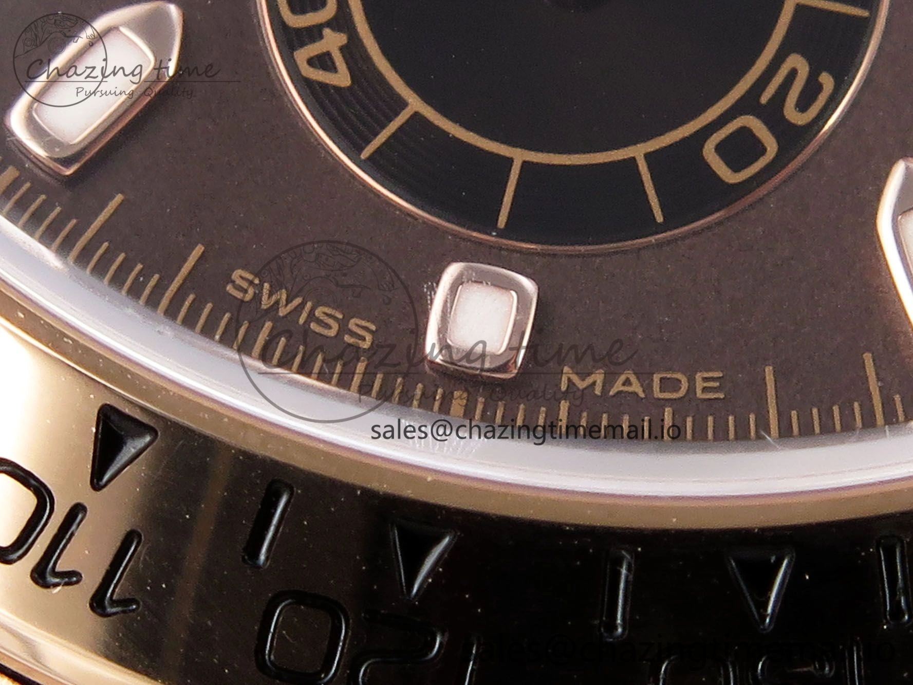 Neat Daytona 116505 KING 1:1 Best Edition Chocolate Dial on RG Bracelet SH 1932
