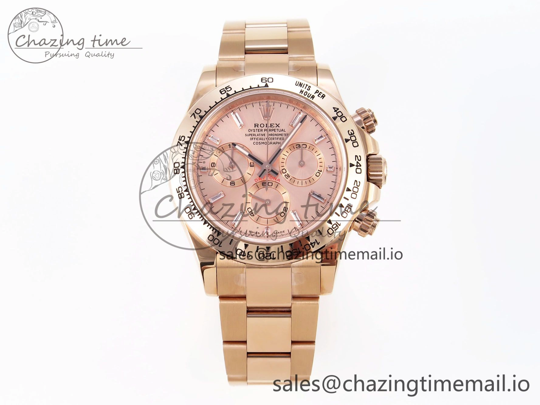 Durable Daytona 116505 KING 1:1 Best Edition RG Crystal Dial on RG Bracelet SH 1938