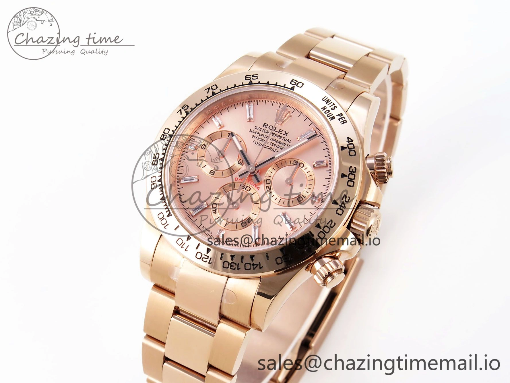 Durable Daytona 116505 KING 1:1 Best Edition RG Crystal Dial on RG Bracelet SH 1938