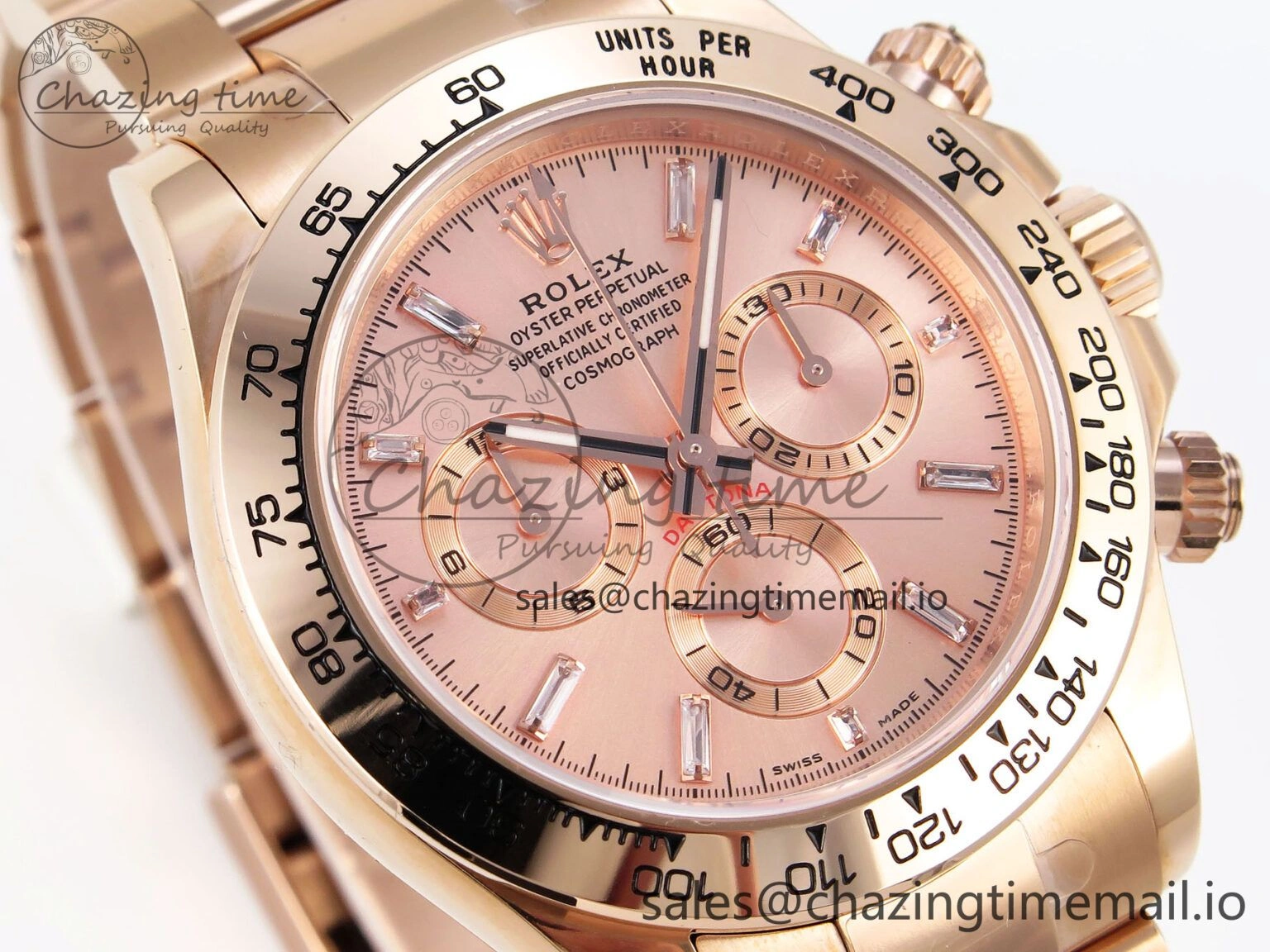 Durable Daytona 116505 KING 1:1 Best Edition RG Crystal Dial on RG Bracelet SH 1938