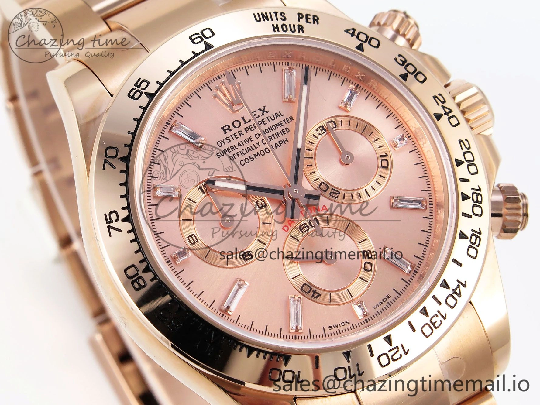 Durable Daytona 116505 KING 1:1 Best Edition RG Crystal Dial on RG Bracelet SH 1938