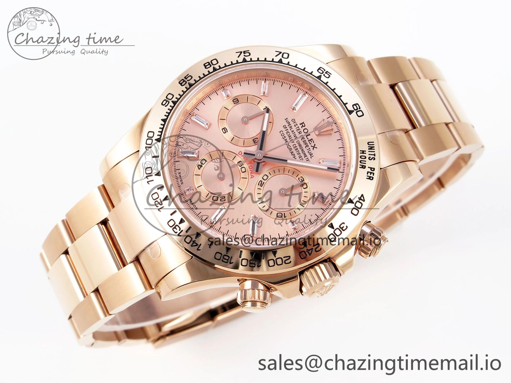 Durable Daytona 116505 KING 1:1 Best Edition RG Crystal Dial on RG Bracelet SH 1938