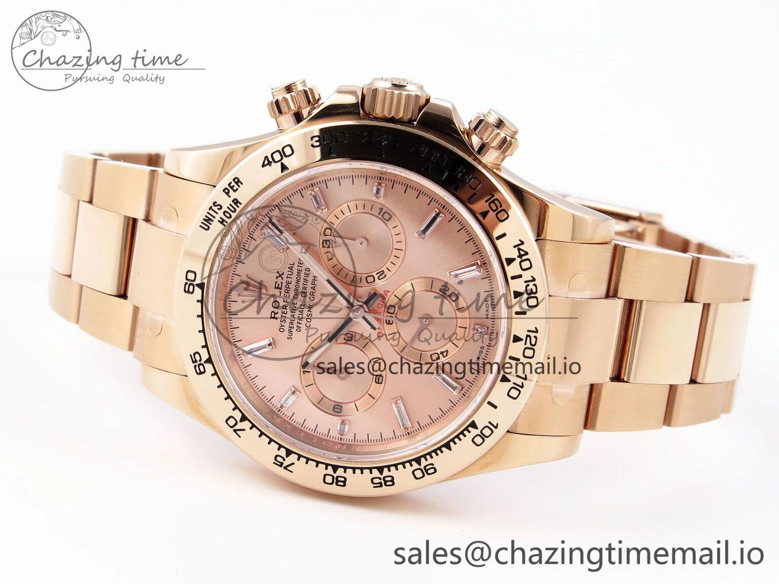 Durable Daytona 116505 KING 1:1 Best Edition RG Crystal Dial on RG Bracelet SH 1938
