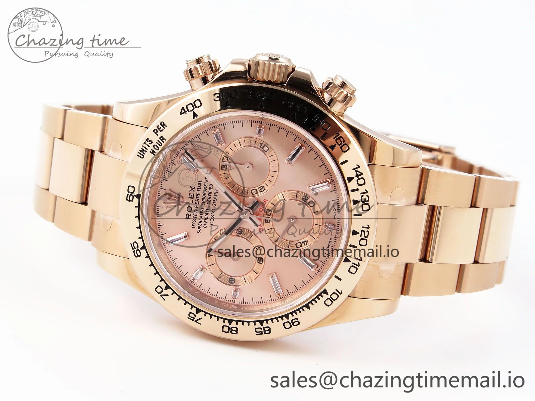 Durable Daytona 116505 KING 1:1 Best Edition RG Crystal Dial on RG Bracelet SH 1938