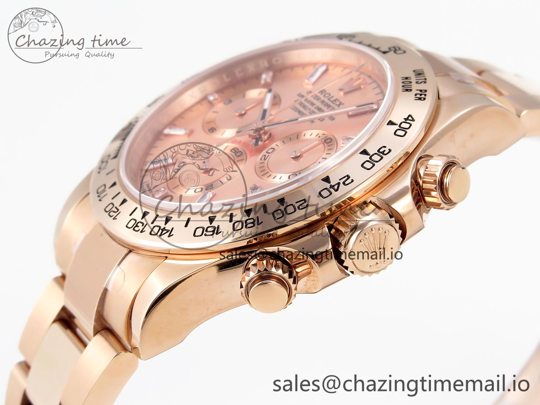 Durable Daytona 116505 KING 1:1 Best Edition RG Crystal Dial on RG Bracelet SH 1938