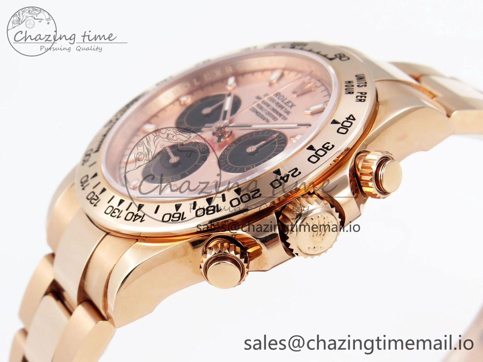 Durable Daytona 116505 KING 1:1 Best Edition Sundust Black Dial on RG Bracelet SH 1937