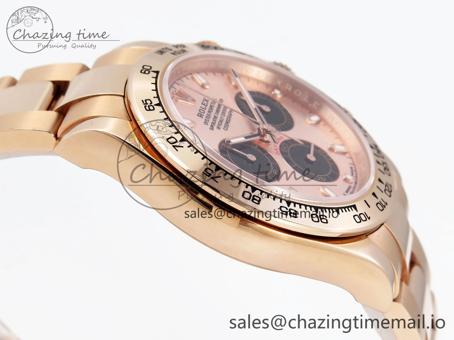 Durable Daytona 116505 KING 1:1 Best Edition Sundust Black Dial on RG Bracelet SH 1937