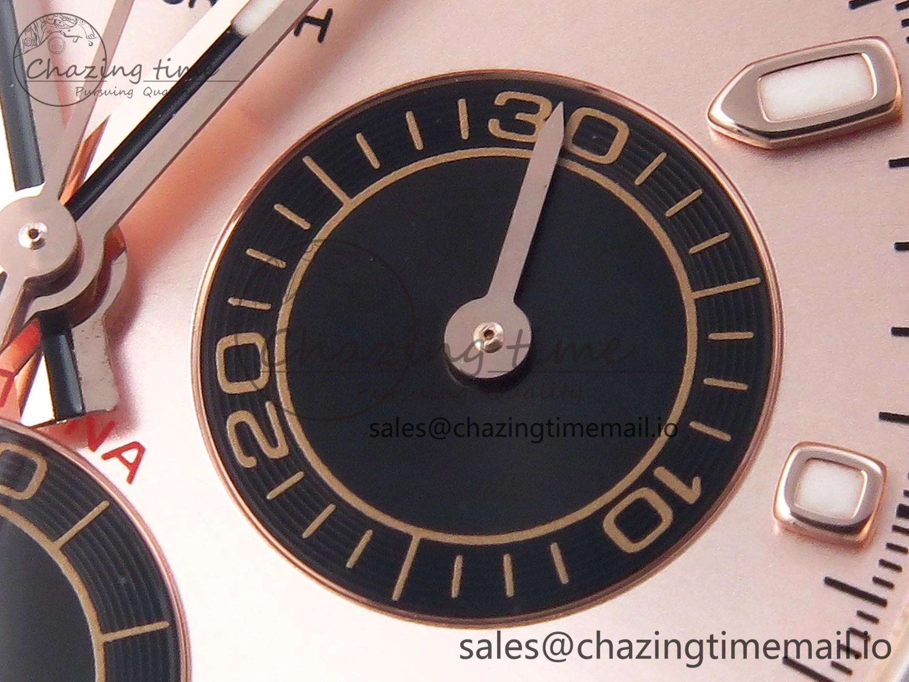 Durable Daytona 116505 KING 1:1 Best Edition Sundust Black Dial on RG Bracelet SH 1937