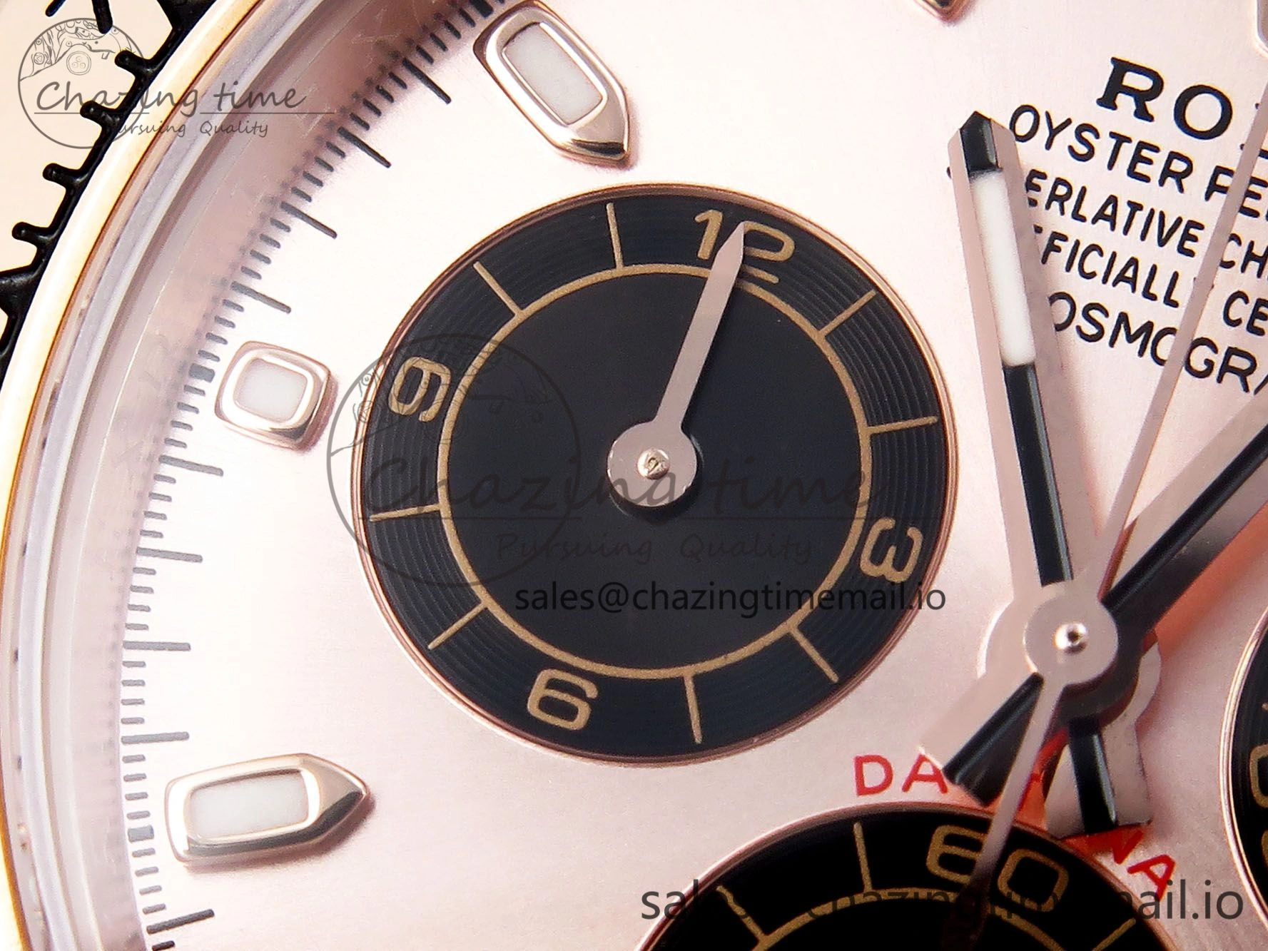 Durable Daytona 116505 KING 1:1 Best Edition Sundust Black Dial on RG Bracelet SH 1937