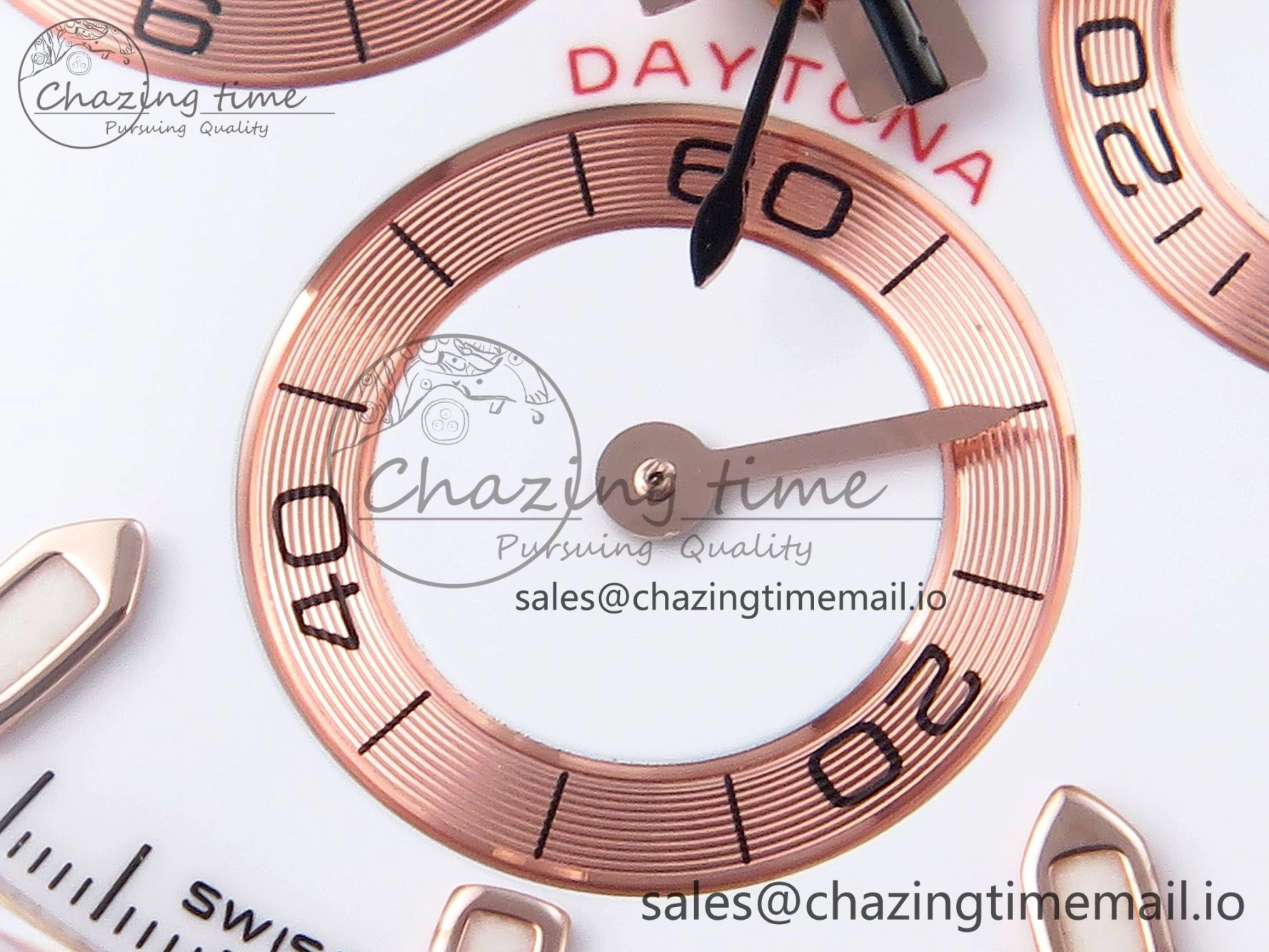 Casual Daytona 116505 KING 1:1 Best Edition White Dial on RG Bracelet SH 1933