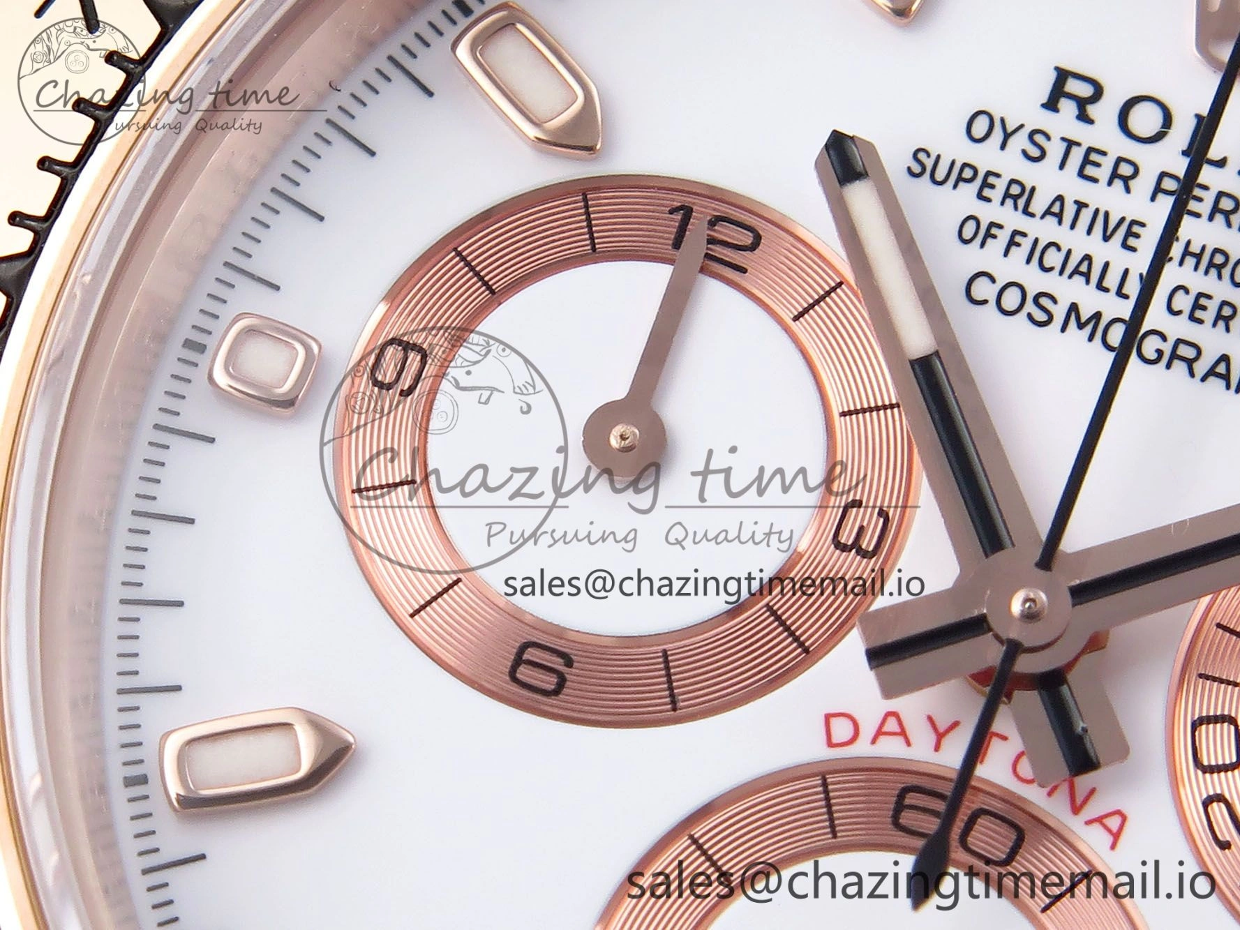 Casual Daytona 116505 KING 1:1 Best Edition White Dial on RG Bracelet SH 1933