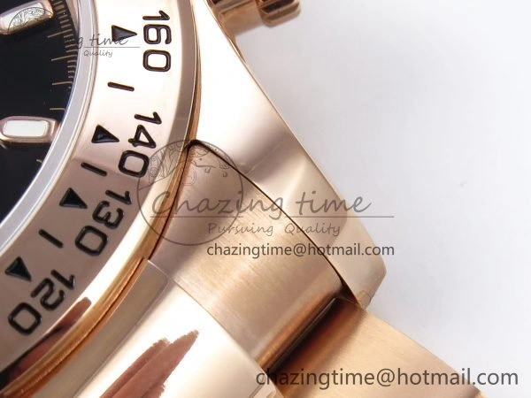 Daytona 116505 QF 1:1 Best Edition Black RG Dial on RG Bracelet SH4130 V3 (Gain Weight) Breathable 1695