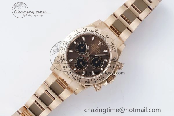 MultiPurpose Daytona 116505 QF 1:1 Best Edition Brown Dial on RG Bracelet SA4130 V 1758