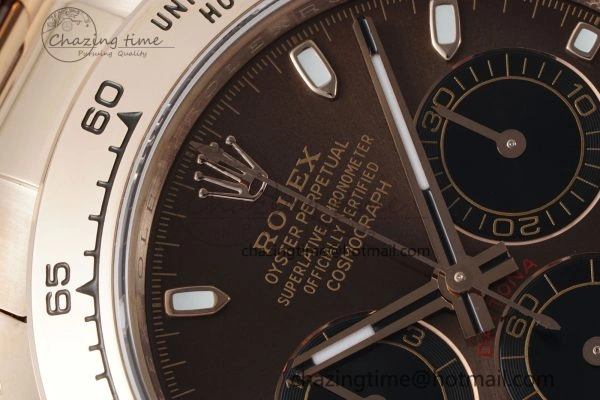 MultiPurpose Daytona 116505 QF 1:1 Best Edition Brown Dial on RG Bracelet SA4130 V 1758