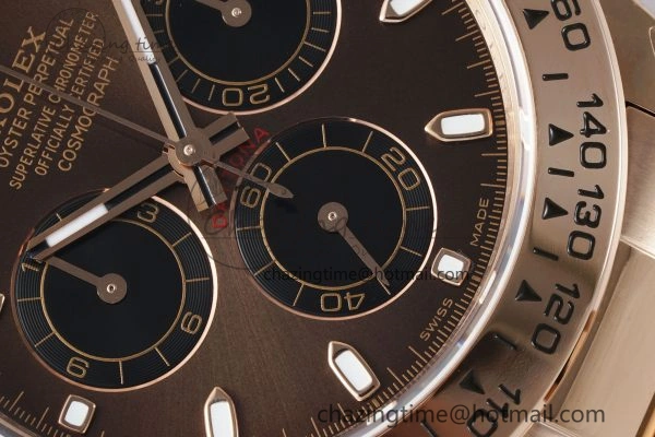 MultiPurpose Daytona 116505 QF 1:1 Best Edition Brown Dial on RG Bracelet SA4130 V 1758