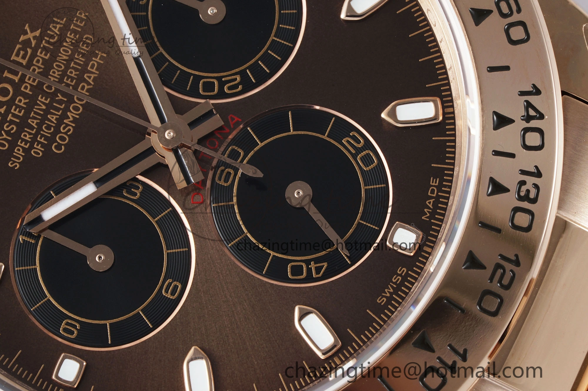 MultiPurpose Daytona 116505 QF 1:1 Best Edition Brown Dial on RG Bracelet SA4130 V 1758
