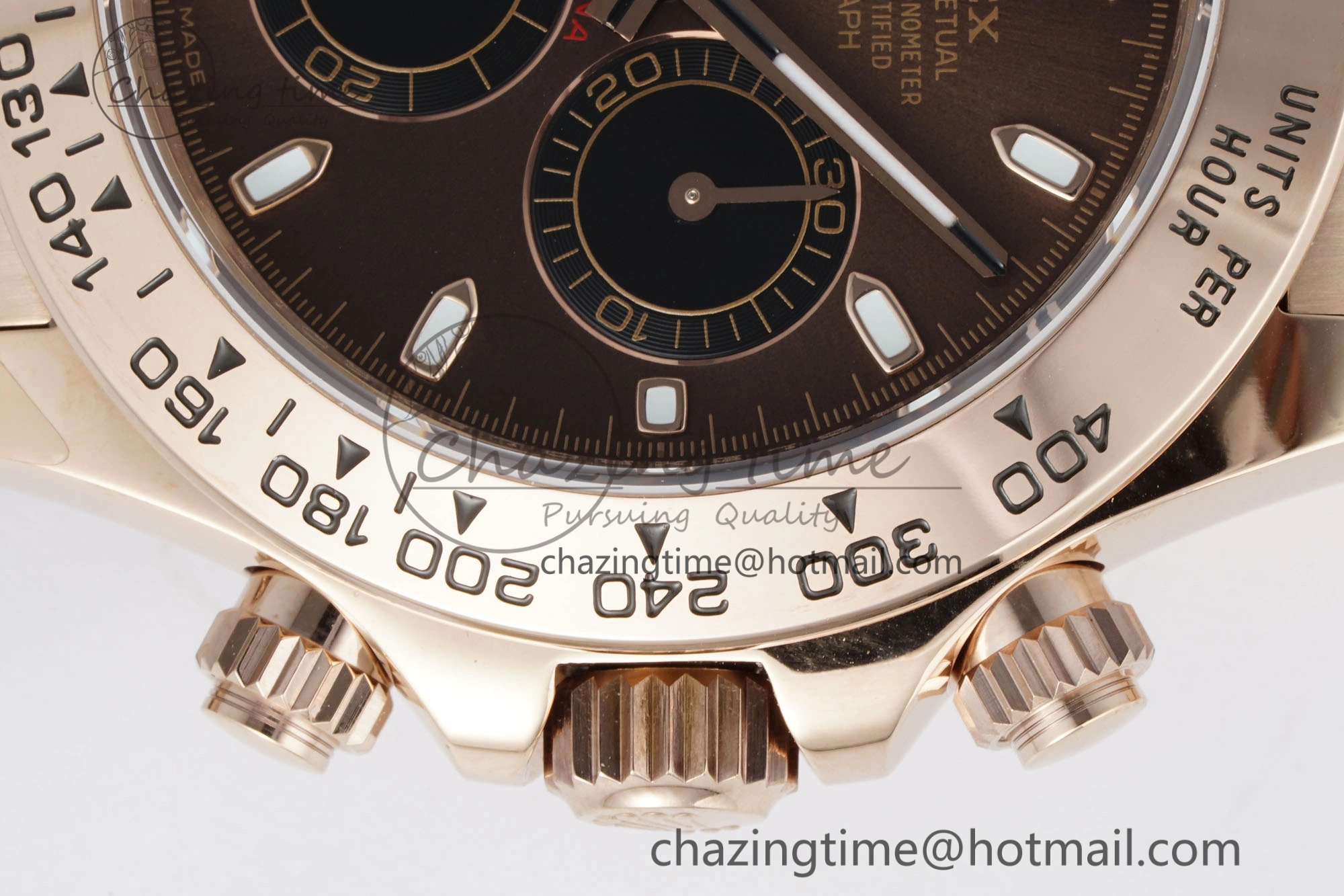 MultiPurpose Daytona 116505 QF 1:1 Best Edition Brown Dial on RG Bracelet SA4130 V 1758