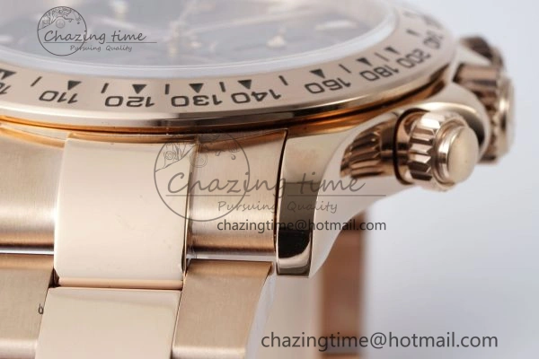 MultiPurpose Daytona 116505 QF 1:1 Best Edition Brown Dial on RG Bracelet SA4130 V 1758