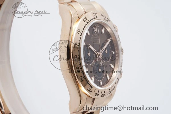MultiPurpose Daytona 116505 QF 1:1 Best Edition Brown Dial on RG Bracelet SA4130 V 1758
