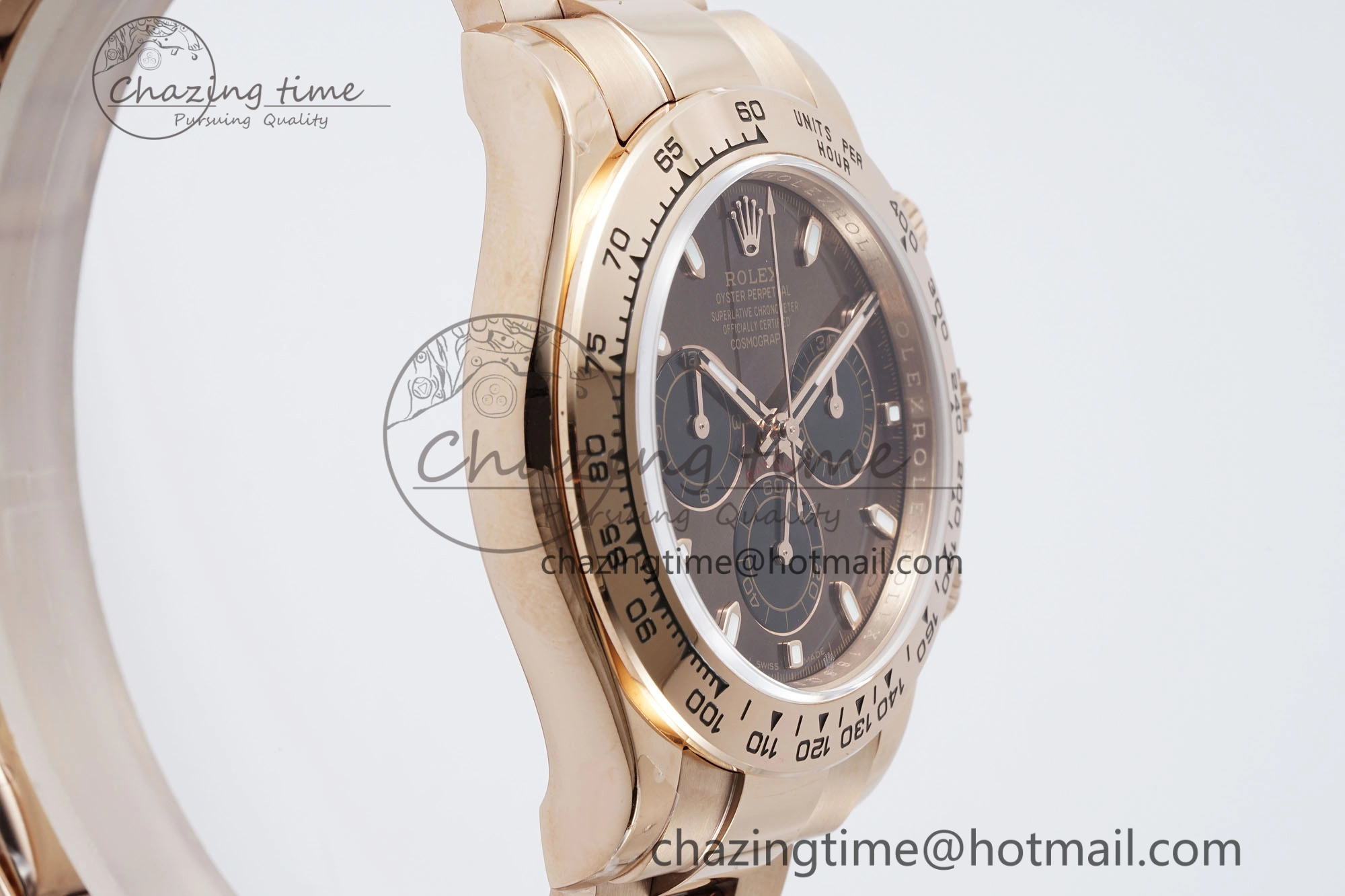 MultiPurpose Daytona 116505 QF 1:1 Best Edition Brown Dial on RG Bracelet SA4130 V 1758