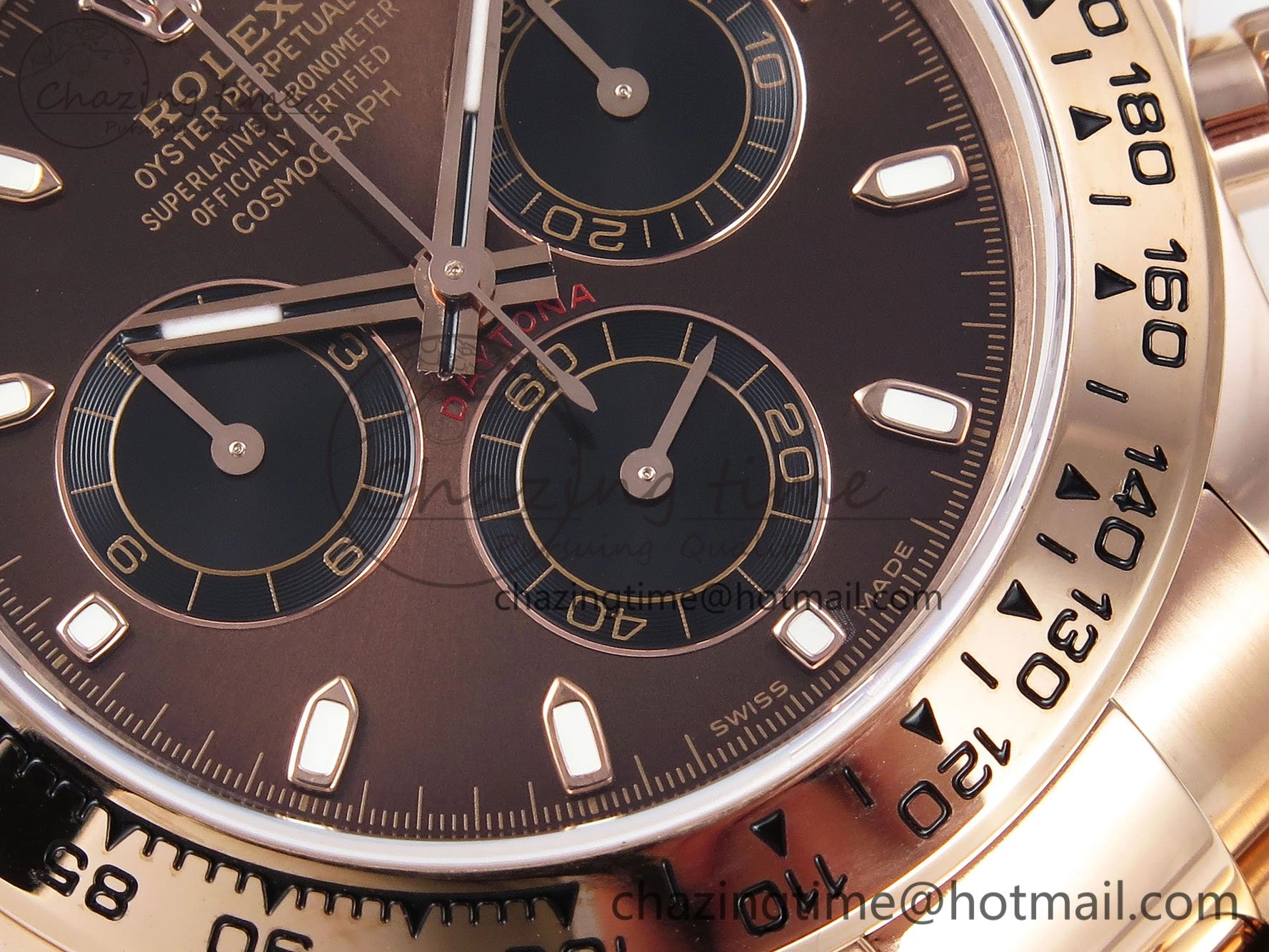 Daytona 116505 QF 1:1 Best Edition Brown Dial on RG Bracelet SH4130 V3 (Gain Weight) OdorResistant 1692