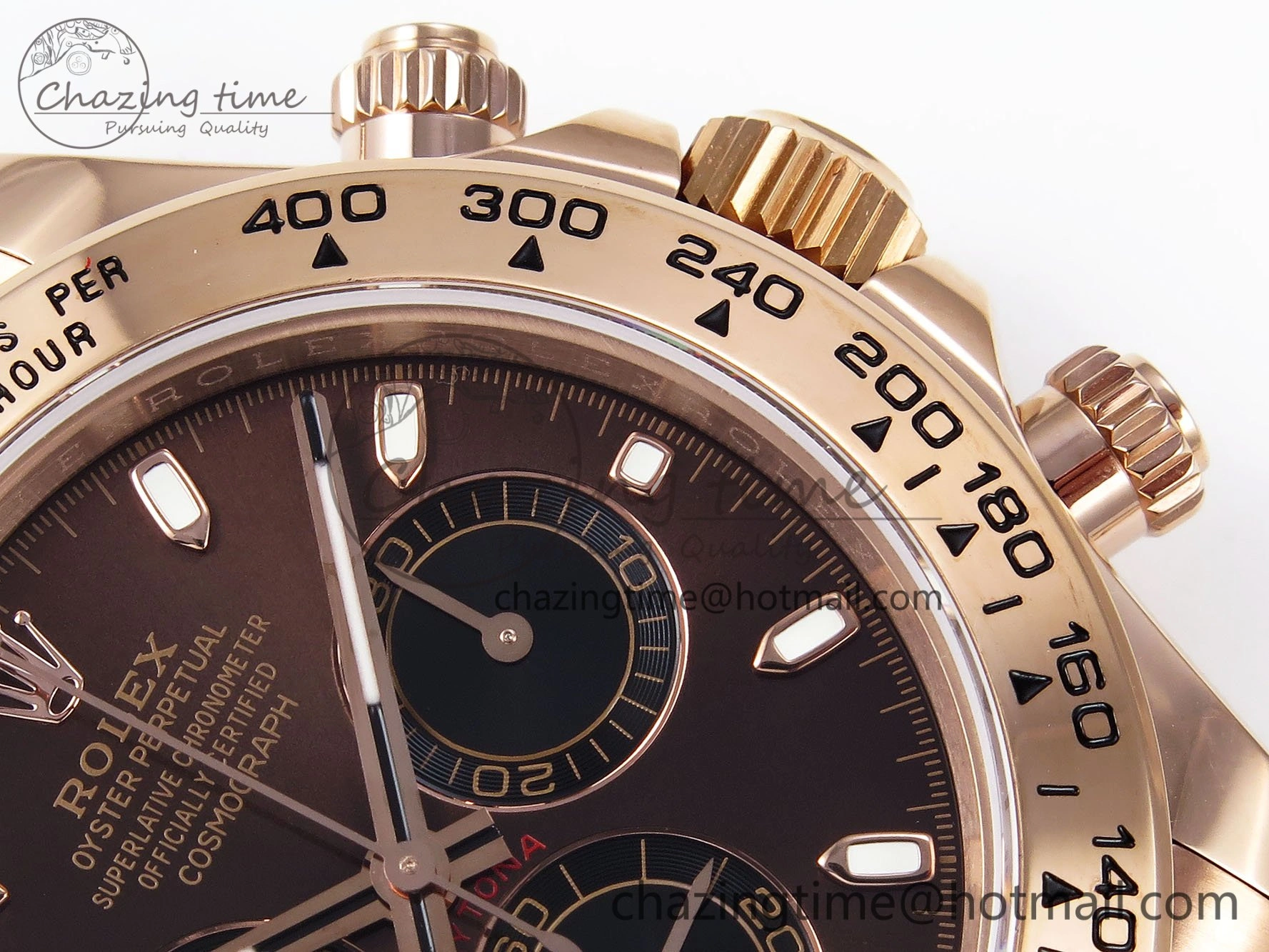 Daytona 116505 QF 1:1 Best Edition Brown Dial on RG Bracelet SH4130 V3 (Gain Weight) OdorResistant 1692
