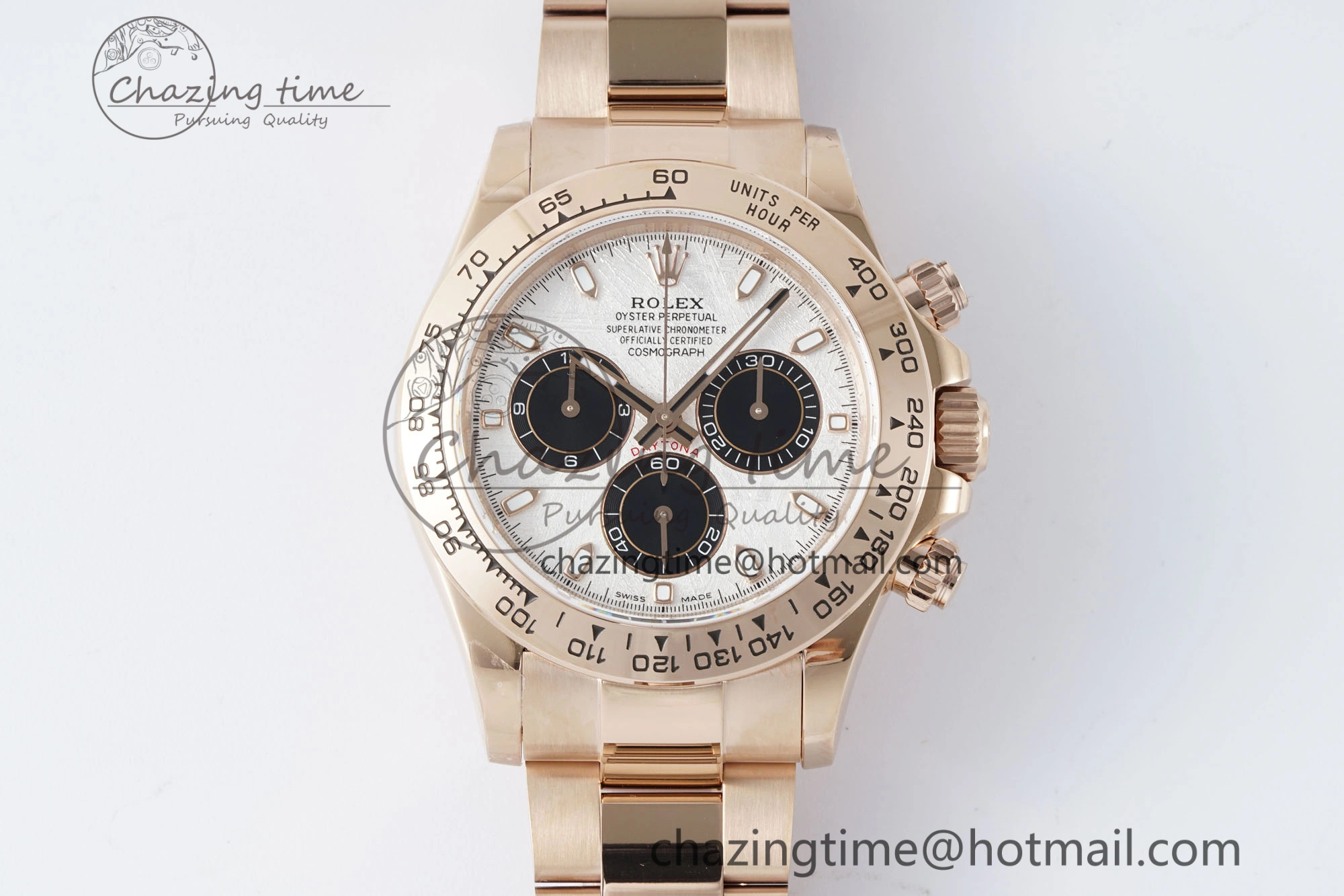 SunProtective Daytona 116505 QF 1:1 Best Edition Meteorite Dial on RG Bracelet SA4130 V 1757