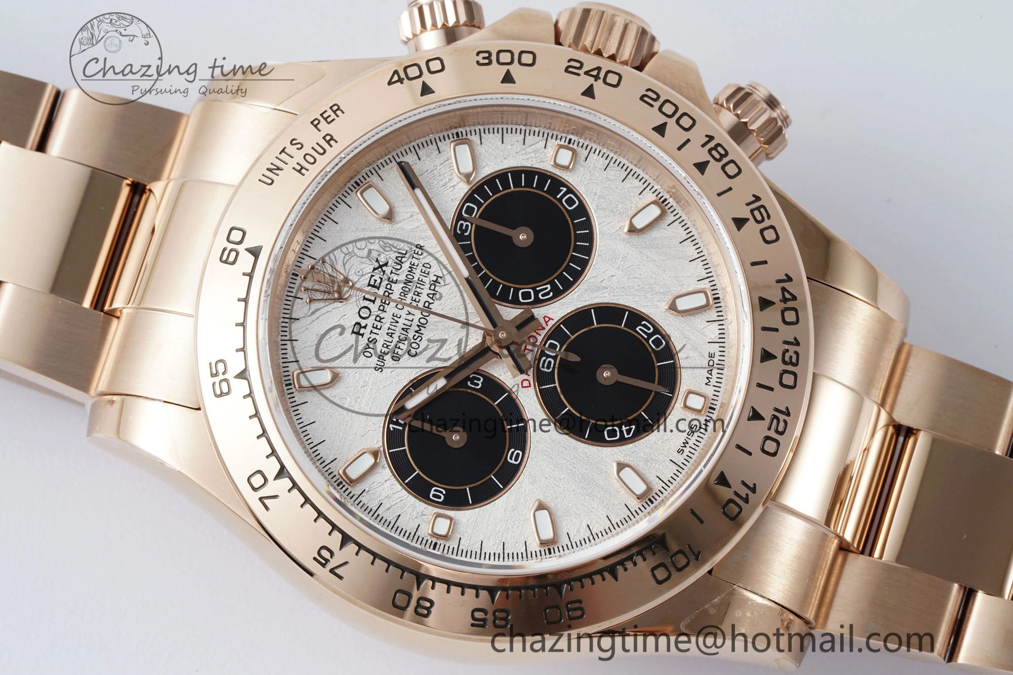SunProtective Daytona 116505 QF 1:1 Best Edition Meteorite Dial on RG Bracelet SA4130 V 1757