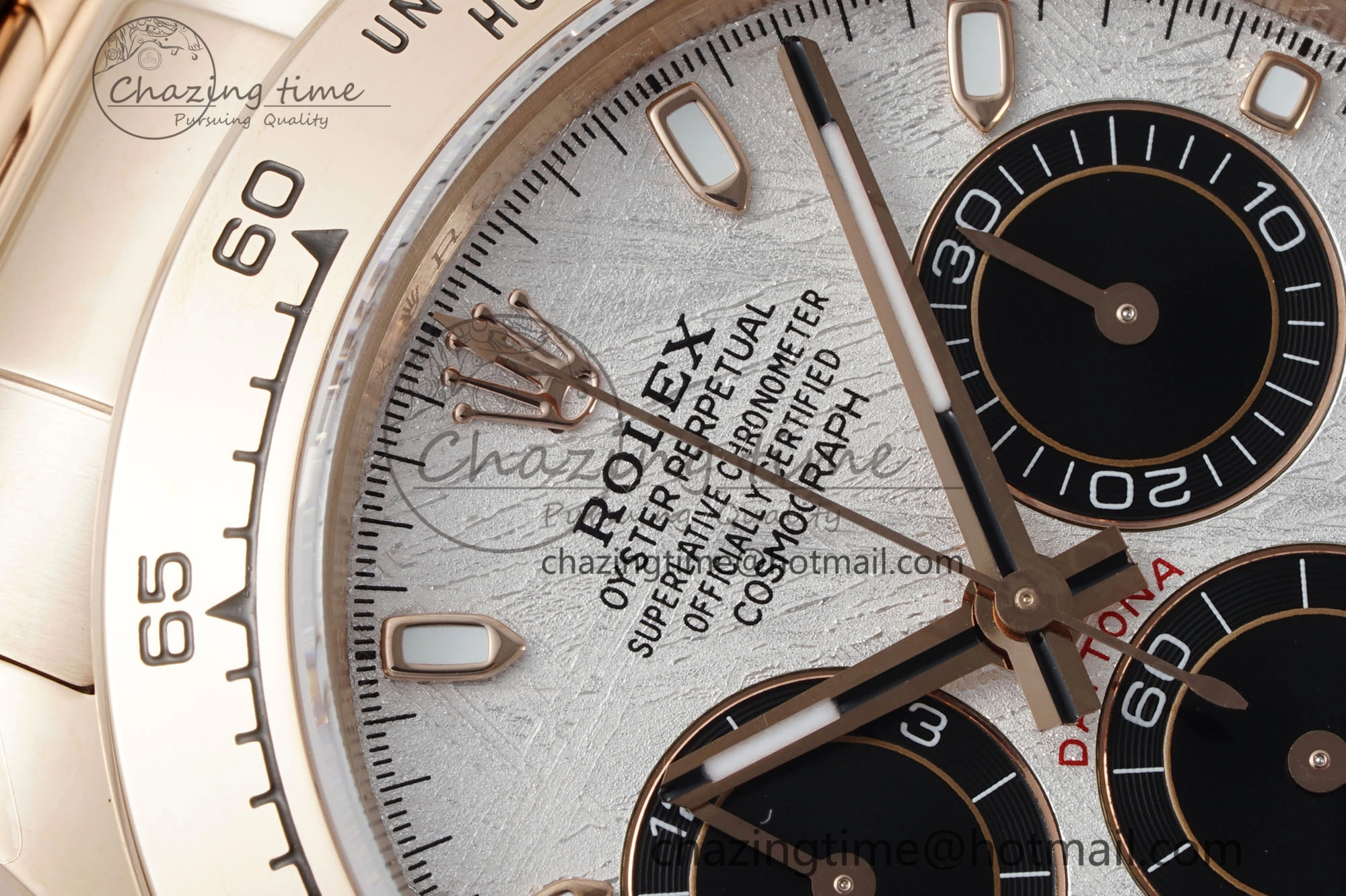 SunProtective Daytona 116505 QF 1:1 Best Edition Meteorite Dial on RG Bracelet SA4130 V 1757